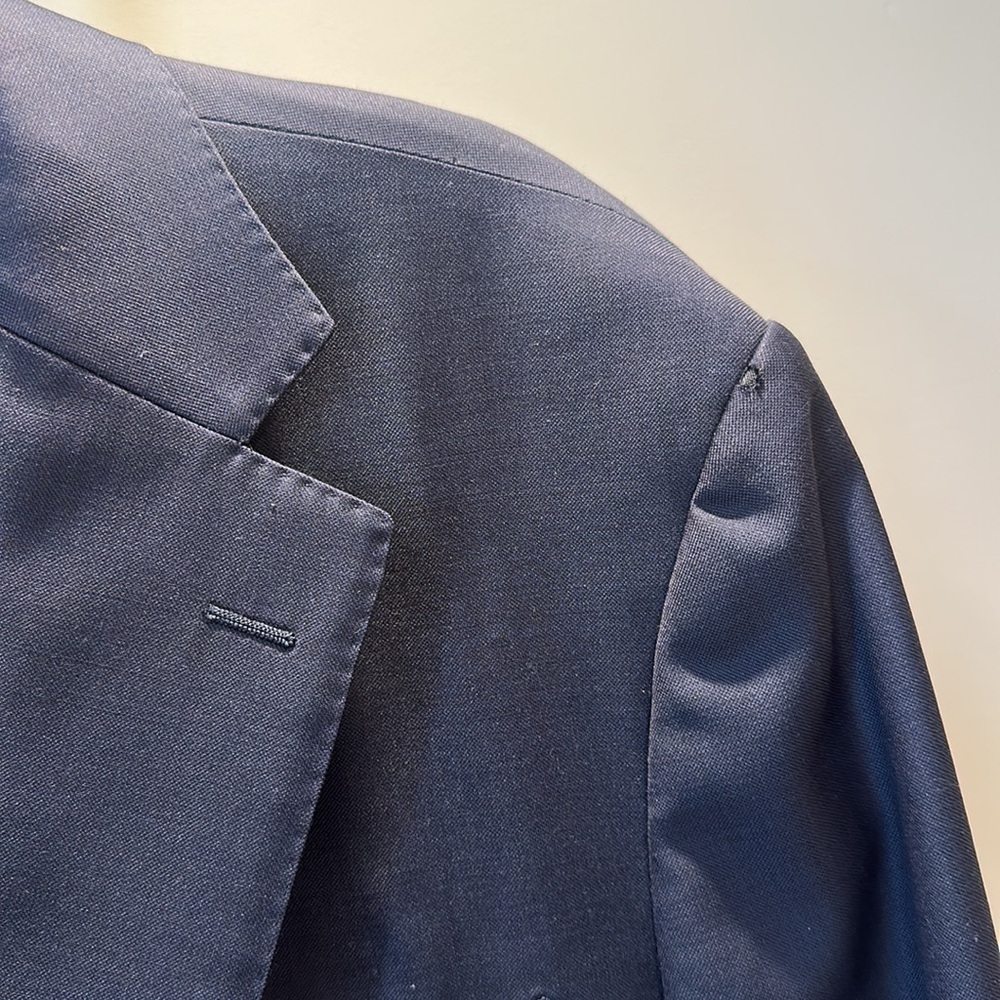 Suitsupply Men’s Wool Navy Blazer size 54R - Picture 7 of 11